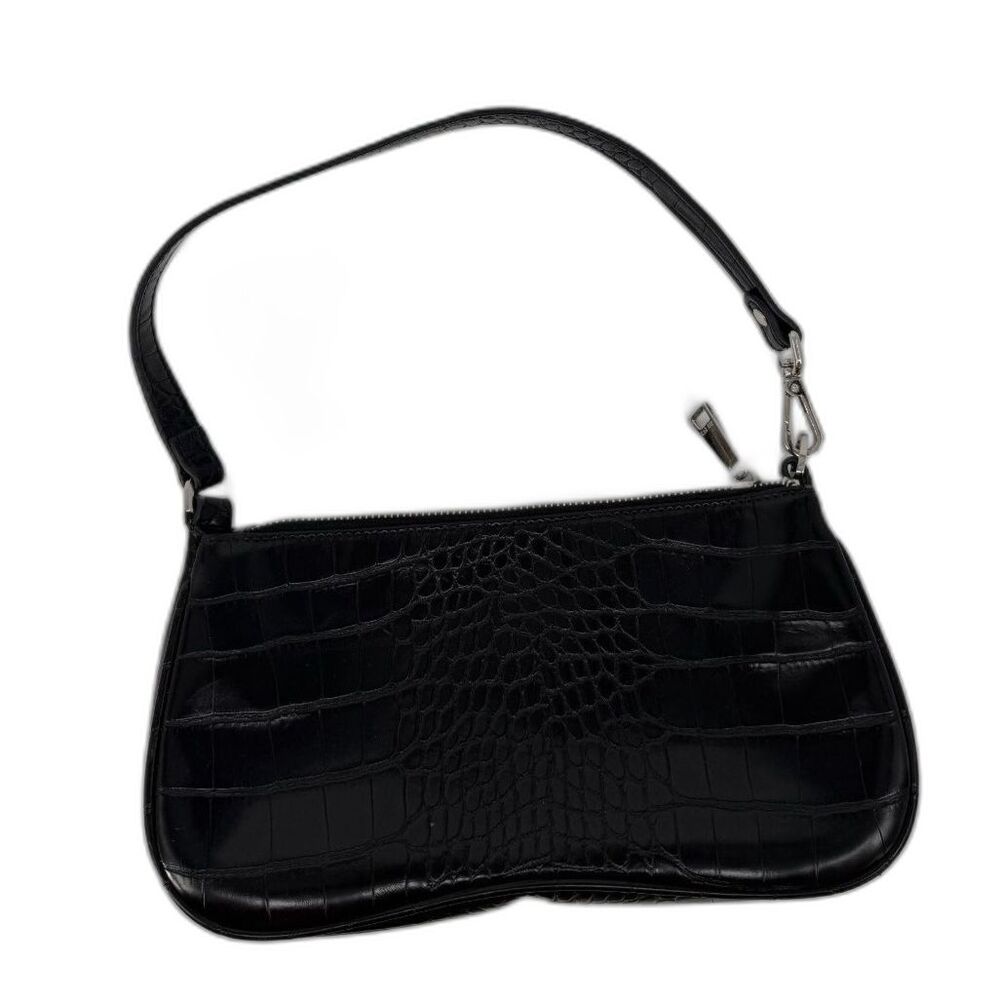 JW Pei Black Croc Small Hand Bag